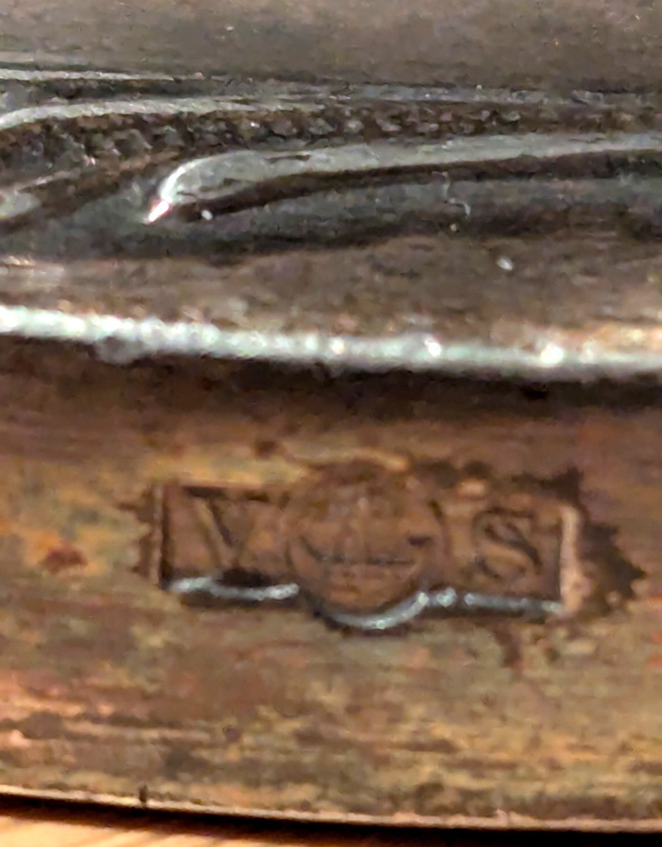 Louis XV Style, Silver-plated Bronze Candlestick By Victor Saglier-photo-1