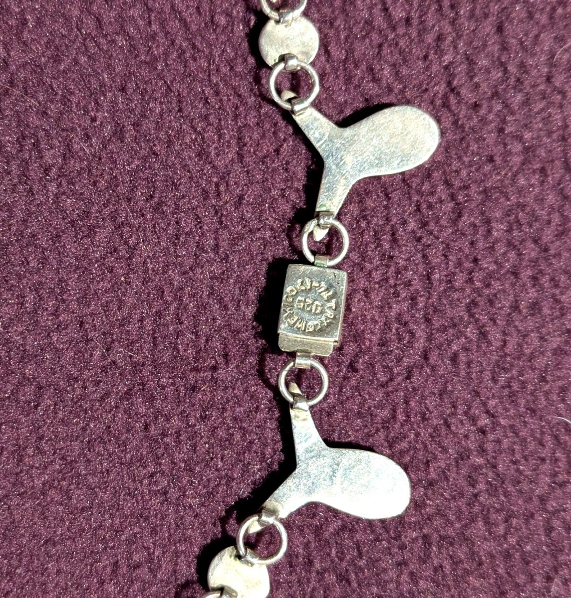 Collier en argent massif et malachite-Taxco Mexico-Design-photo-1