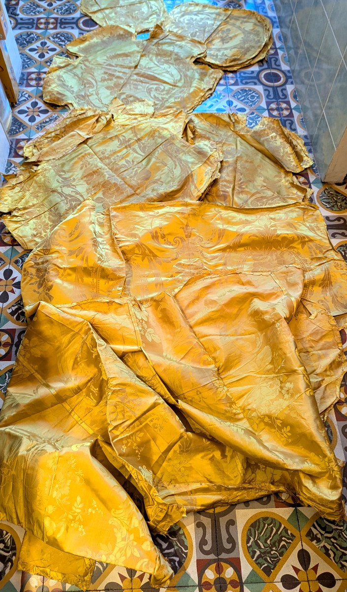 27 Living Room Accessories, In Damask Silk - Cushion - Decor - Sewing-photo-2