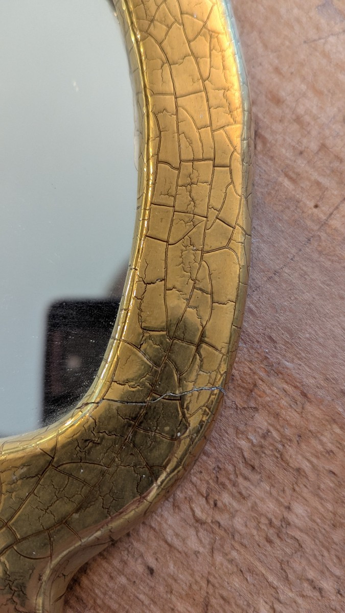 Small Wall Mirror, Ceramic By Mithé Espelt-design 70-photo-4