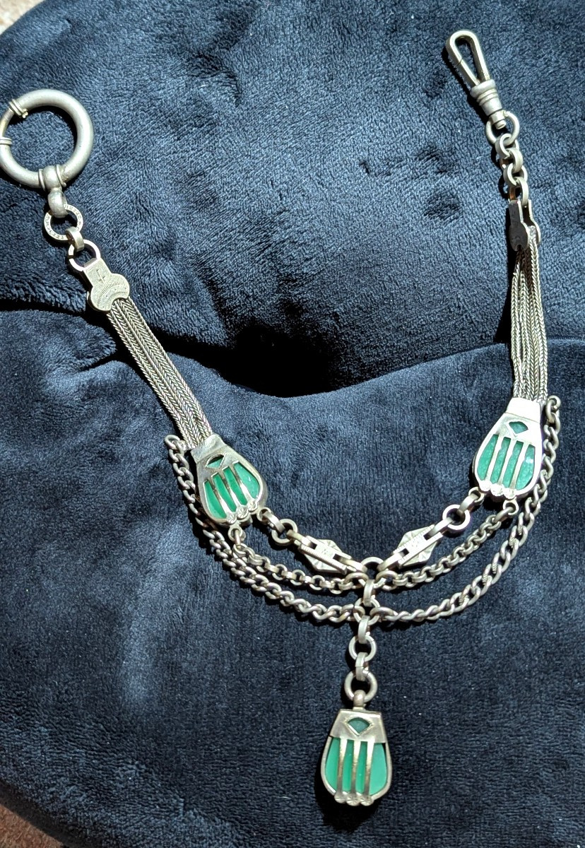 Art Deco And Uranium: Watch Chain-jewelry-chatelaine-photo-1