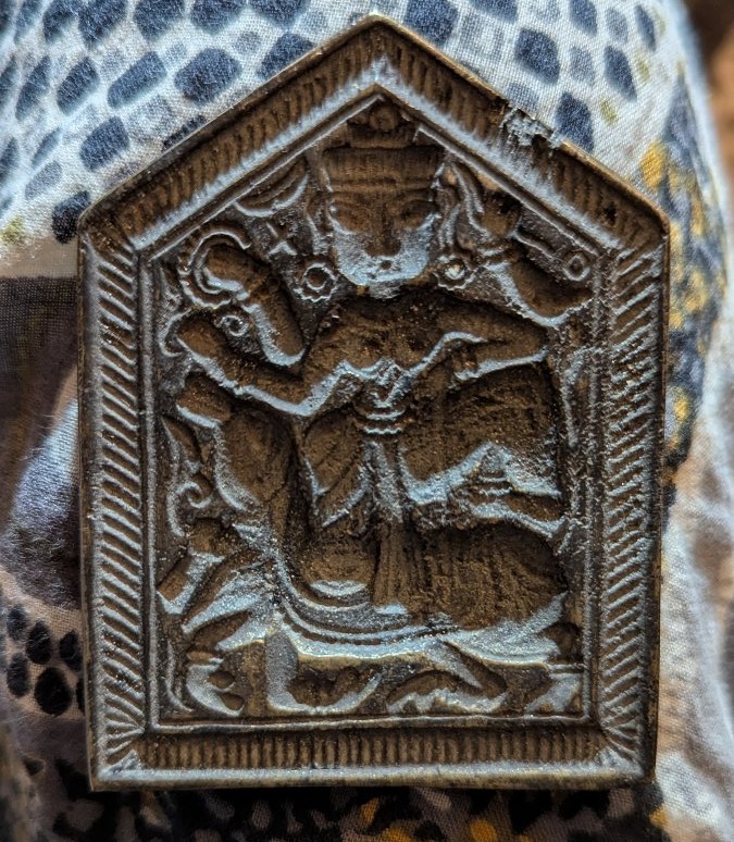 4 Bronze Molds, For Jewelry—india—19th Century—ethnic Pendant-photo-3