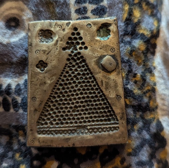 4 Bronze Molds, For Jewelry—india—19th Century—ethnic Pendant-photo-2