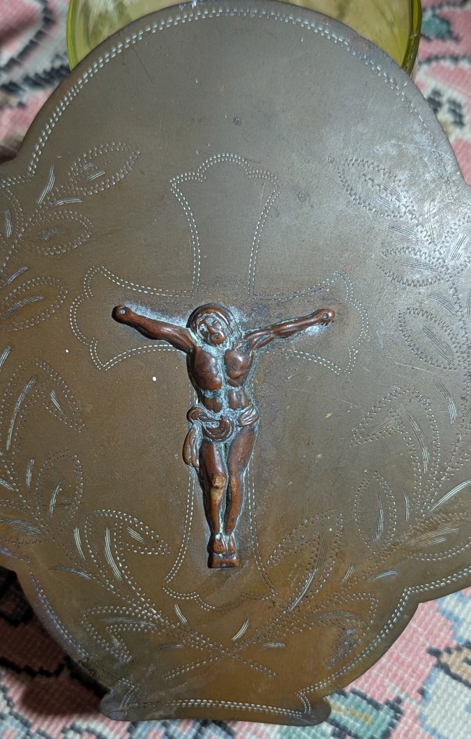 Kiss Of Peace—soldier—trench Work—folk Art—cult-photo-2