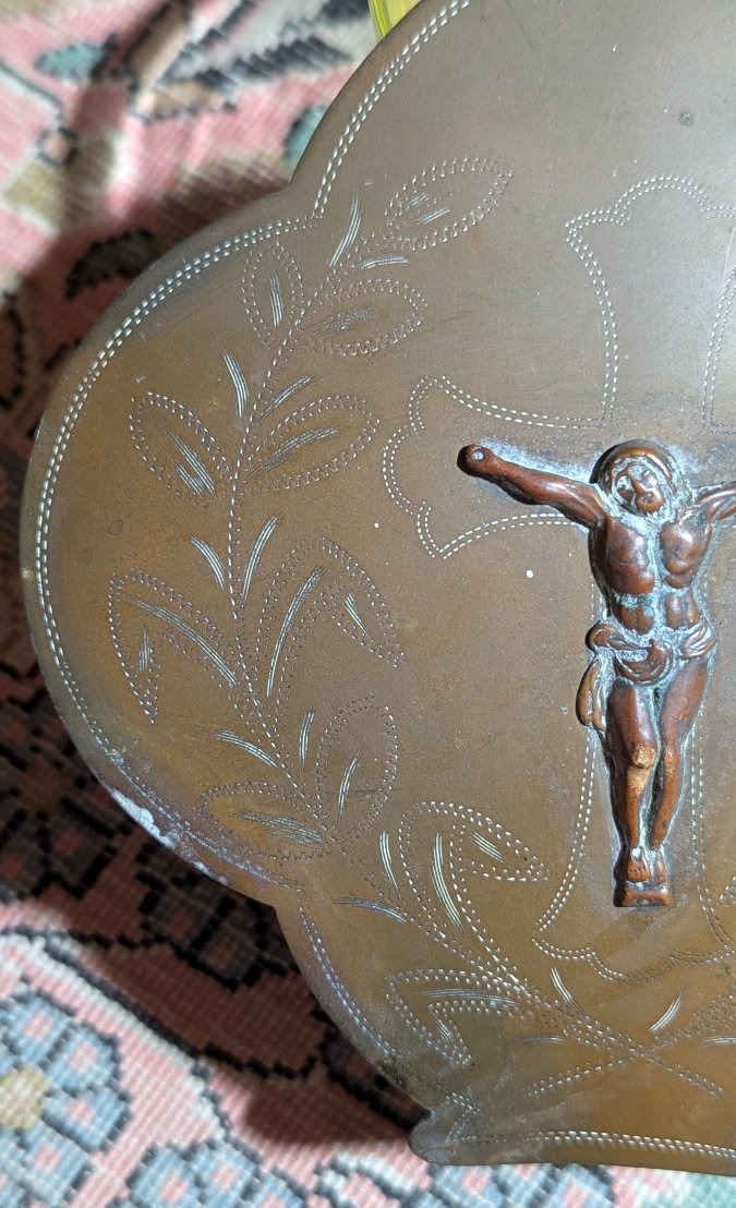 Kiss Of Peace—soldier—trench Work—folk Art—cult-photo-3