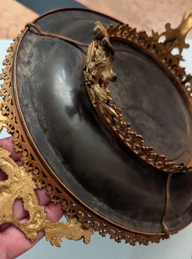 Metal Bowl In A Japonist Style-photo-1
