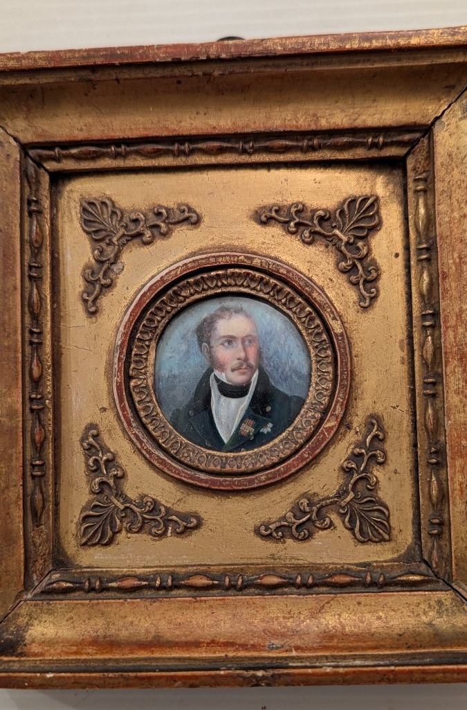 Miniature 19ème-Portrait d'homme avec décorations -photo-2