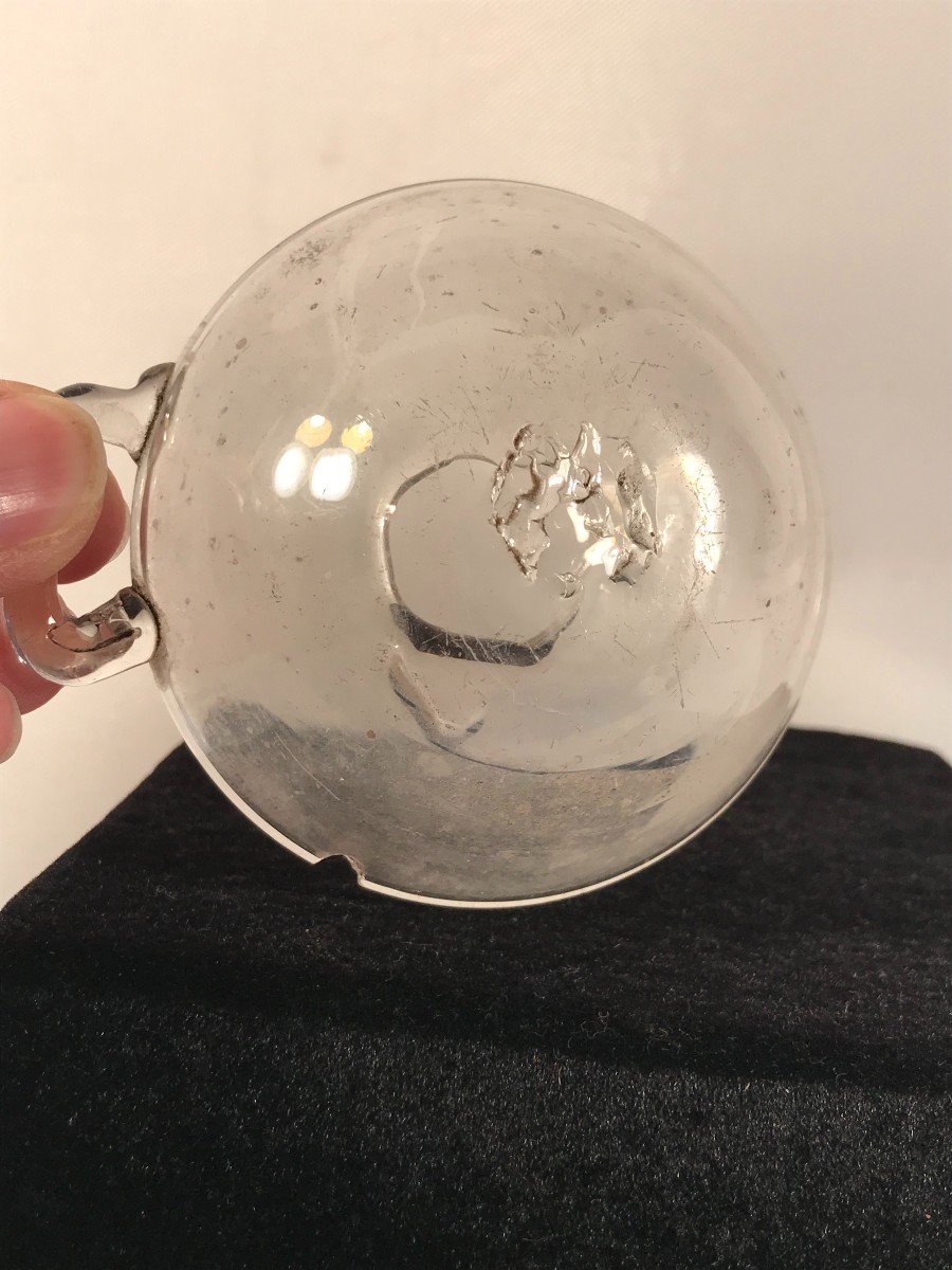 Pare sein fin 18ème/début 19ème, en verre soufflé-Maternité-Allaitement -photo-4