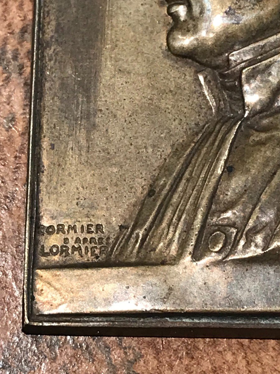 Découvreur de la quinine,  Pelletier (1788-1842)-Médaille en bronze de Cormier d'après Lormier-photo-2