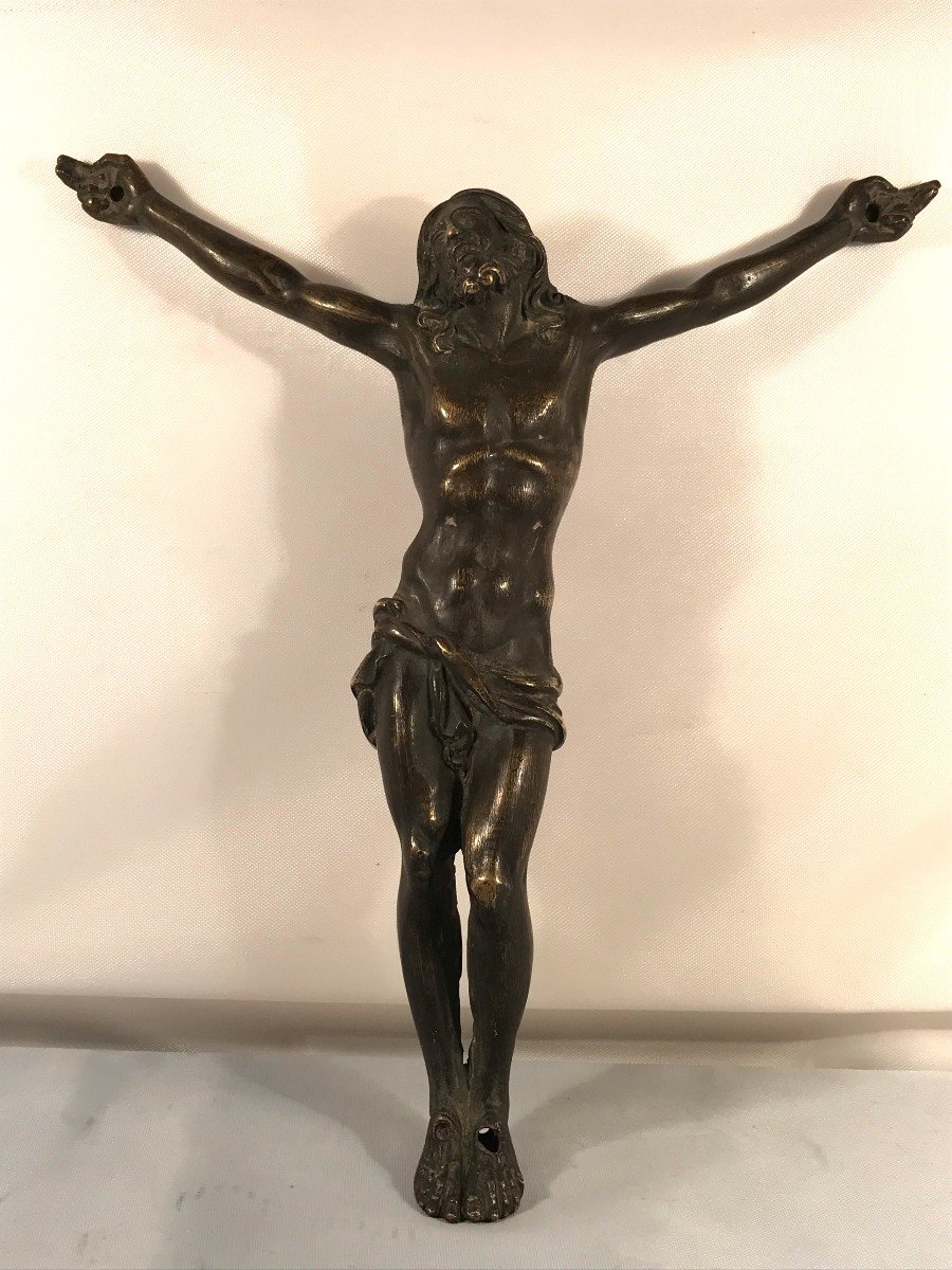 Christ 18ème, en bronze-Croix-photo-2