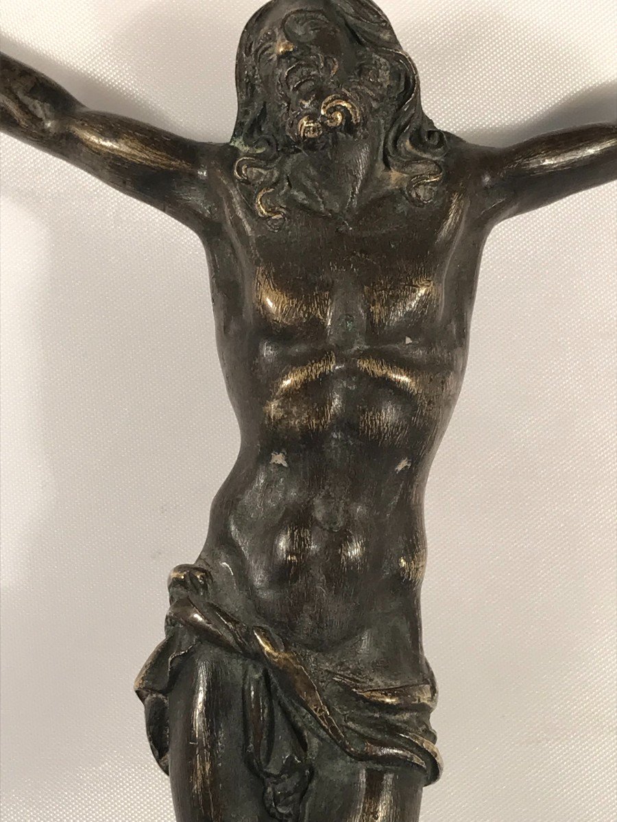Christ 18ème, en bronze-Croix