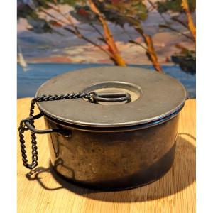 Gamelle miniature Empire, modèle 1852-Métal argenté Victor Saglier