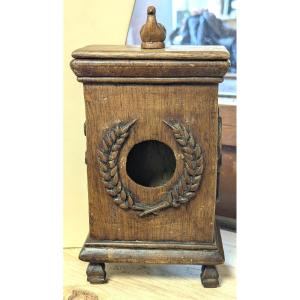 Art Populaire 19ème-Porte-montre-Pendule-Paysan