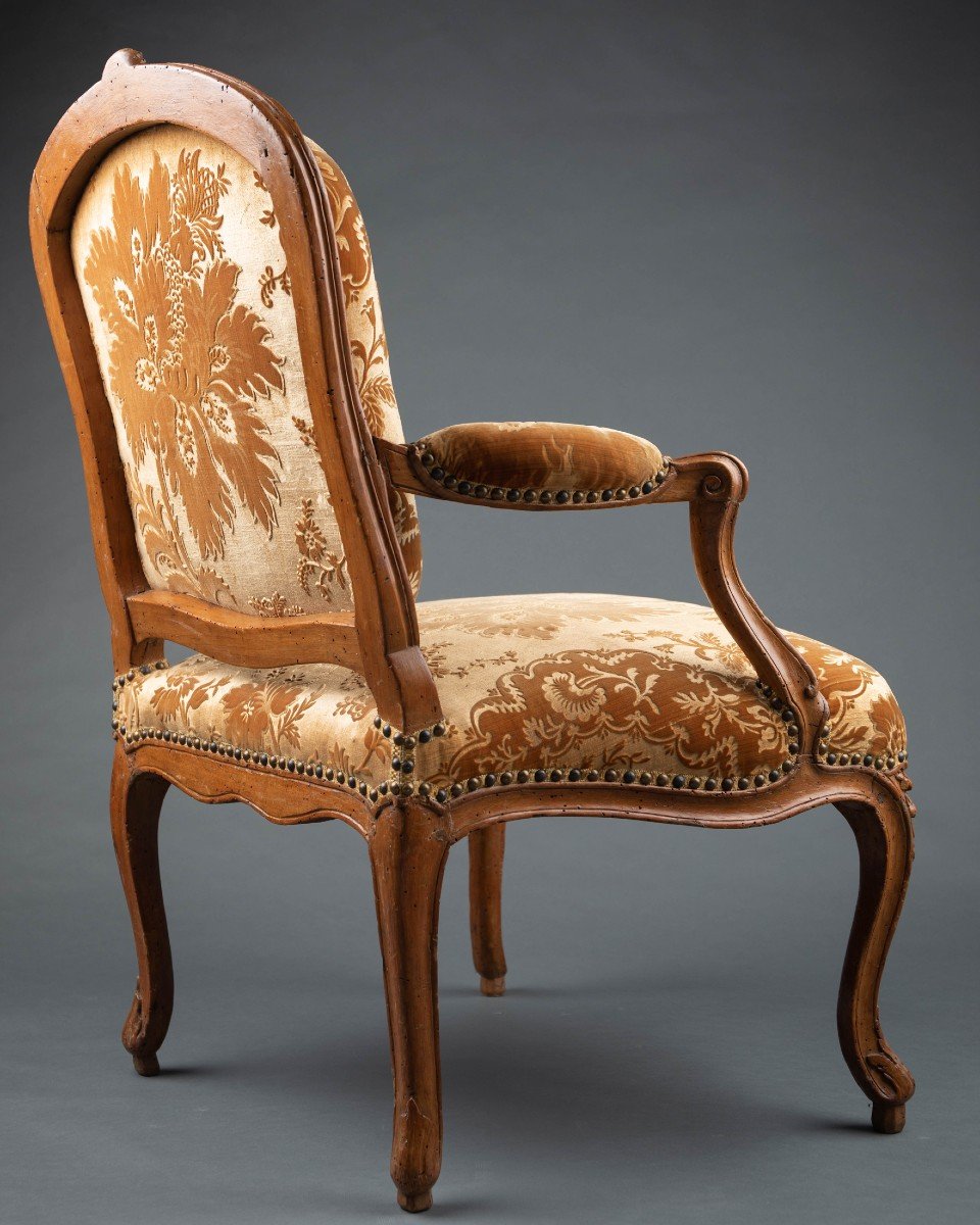 Pair Of Armchairs Louis XV Period-photo-1