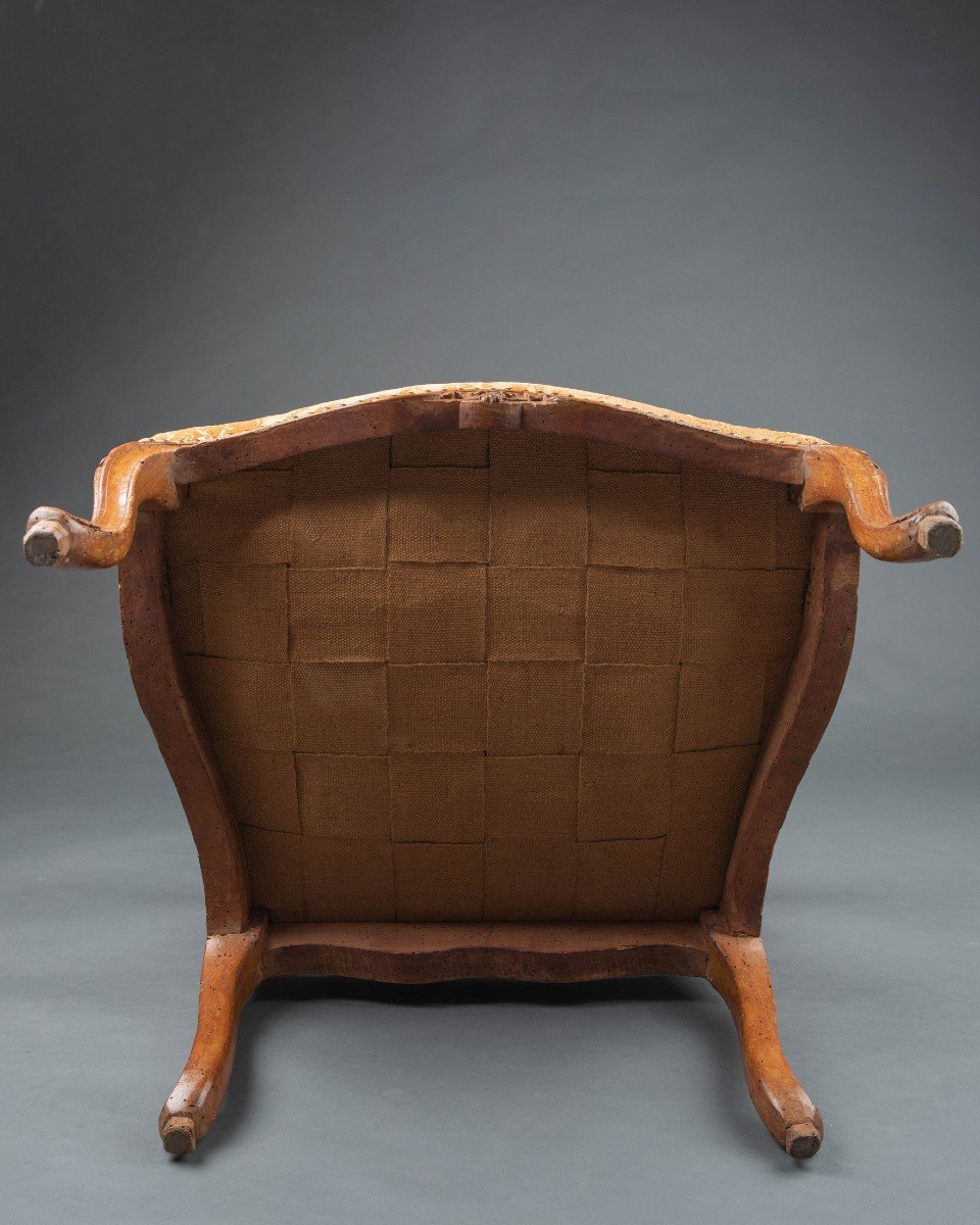Pair Of Armchairs Louis XV Period-photo-4