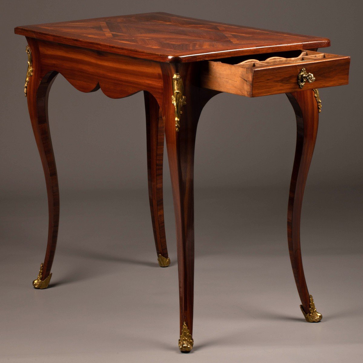 Table De Salon En Placage  Epoque Louis XV-photo-4
