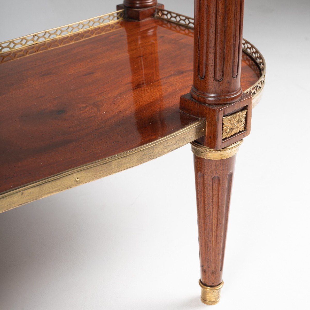 Console Desserte En Acajou   Epoque Louis XVI-photo-2