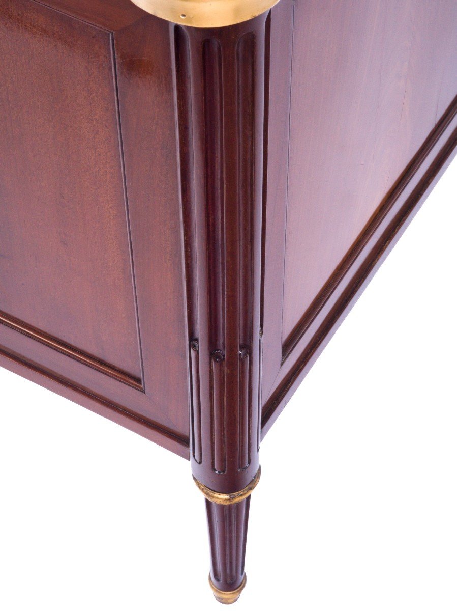 Small Middle Furniture In Mahogany Louis XVI Period-photo-3