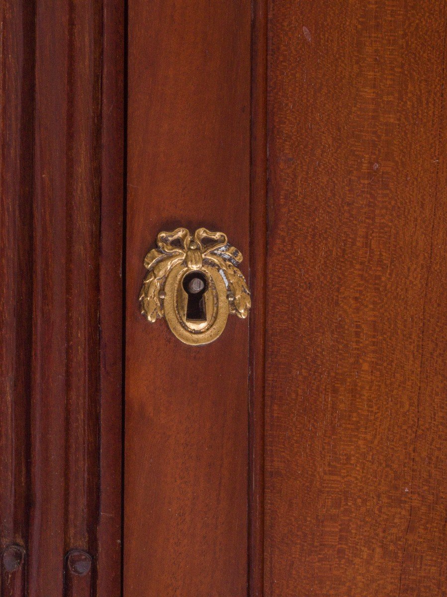 Small Middle Furniture In Mahogany Louis XVI Period-photo-5