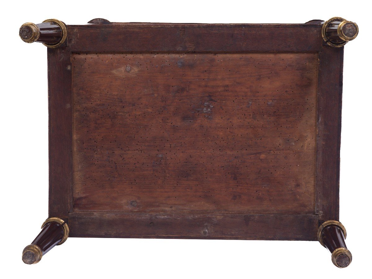 Small Middle Furniture In Mahogany Louis XVI Period-photo-7