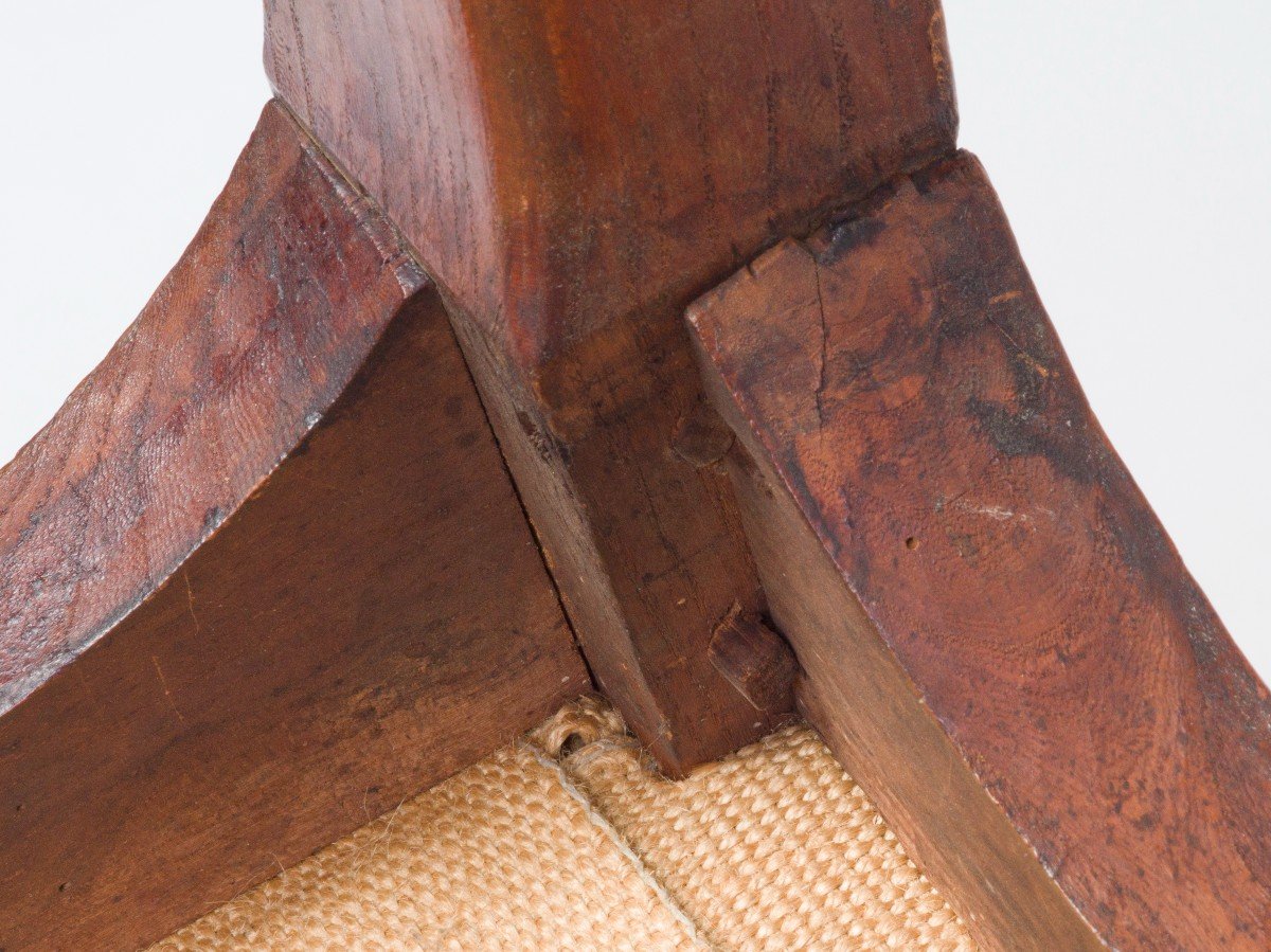 Louis XIV Period Natural Wood Command Armchair-photo-8