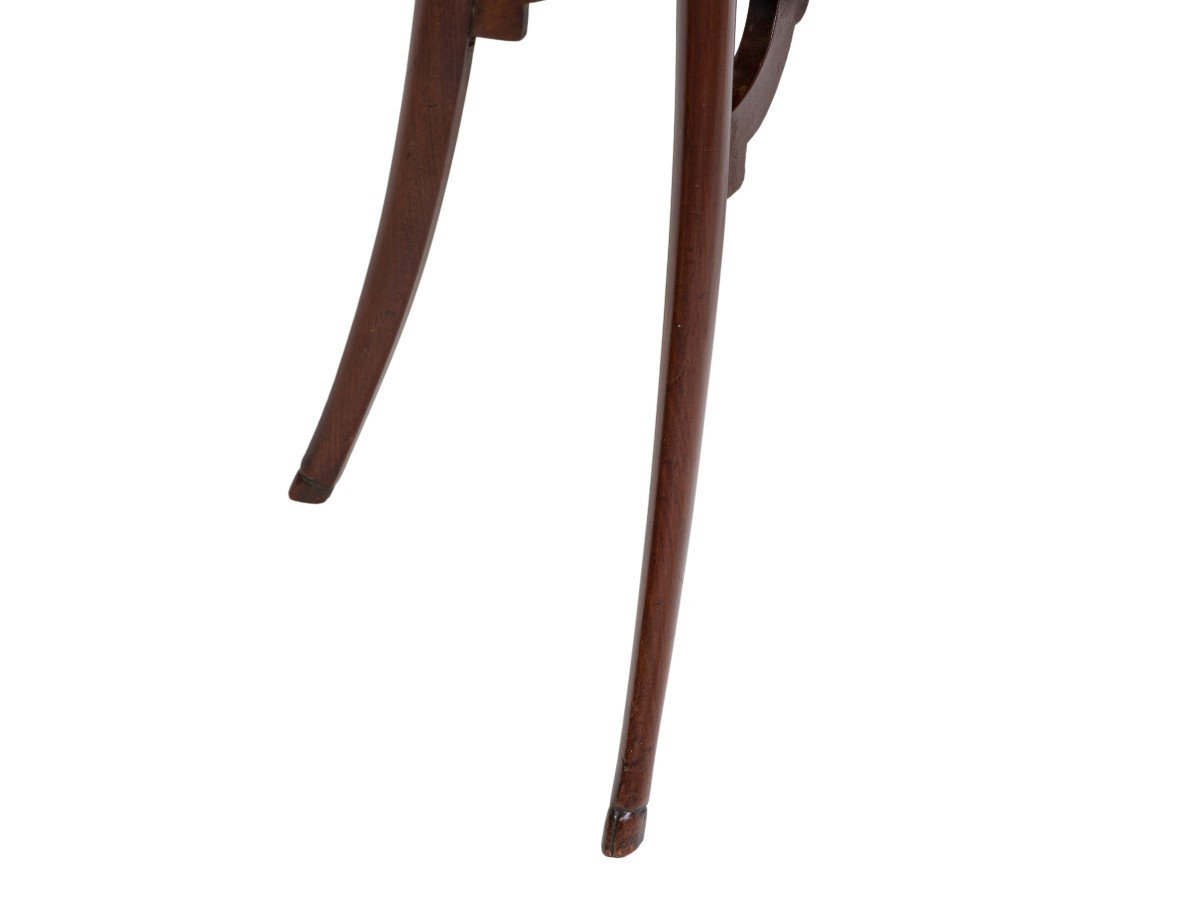 Mahogany Table With Ram's Heads, Late 18th Century-photo-2