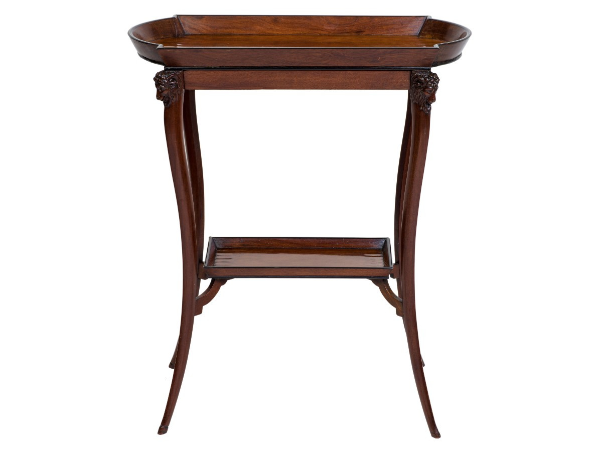 Mahogany Table With Ram's Heads, Late 18th Century