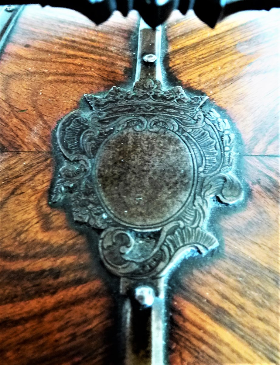 Coffret En Placage De Palissandre  Epoque Régence-photo-3