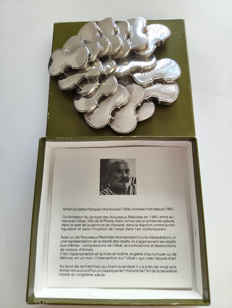 Arman christofle sculpture violon 1983-photo-3