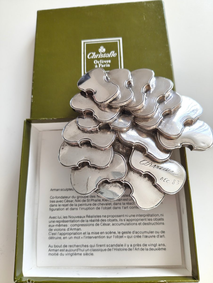 Arman christofle sculpture violon 1983-photo-4