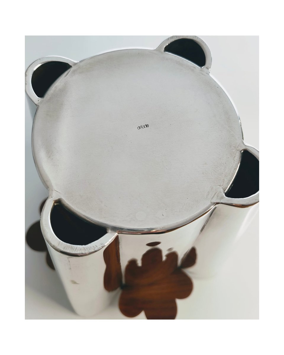 Borek Sípek - Seau a champagne modèle  Camille en metal argenté de 1991 collection Follies-photo-2