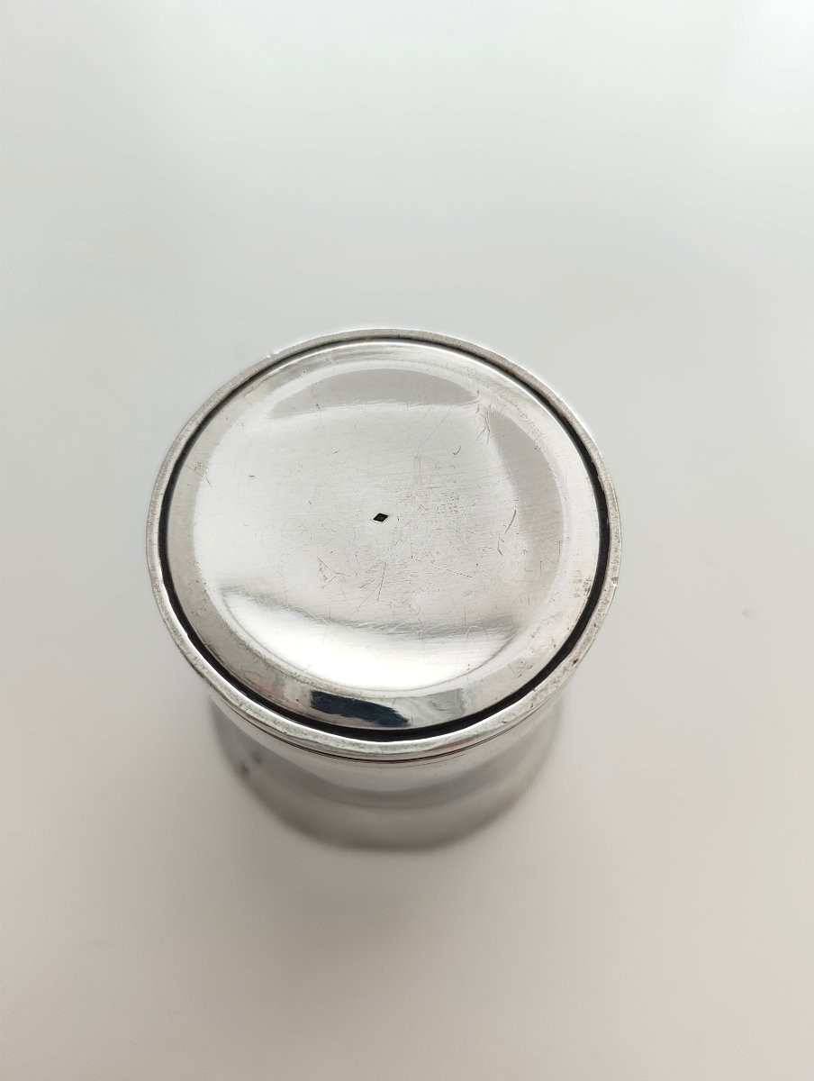 Puiforcat 1930 Modernist Art Deco Sterling Silver Timbale-photo-1