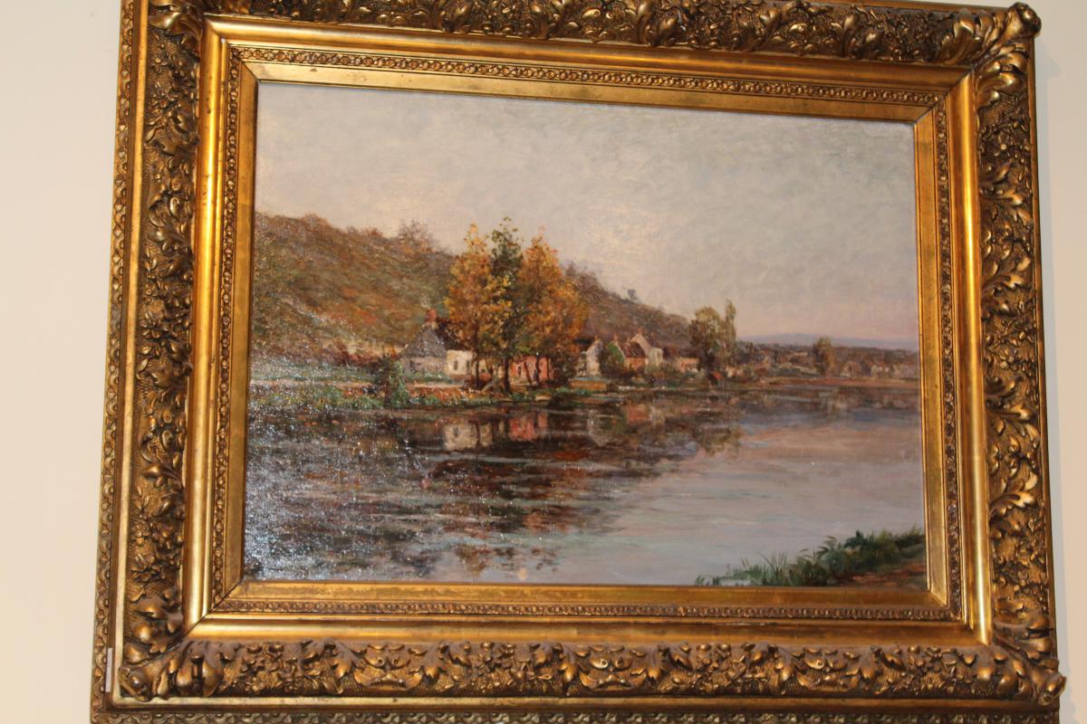 Gross Peter Alfred Paysage De Rivière