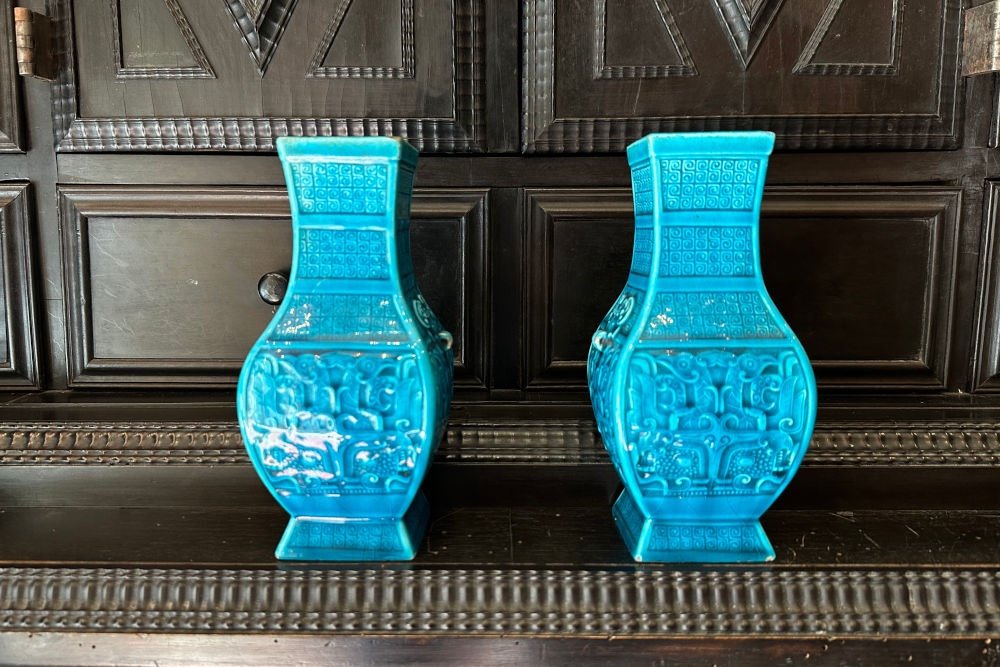 Paire De Vases Theodore Deck-photo-2