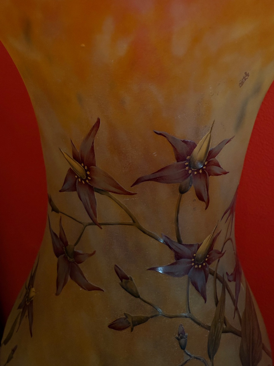Daum Nancy Soldanelle Vase -photo-2