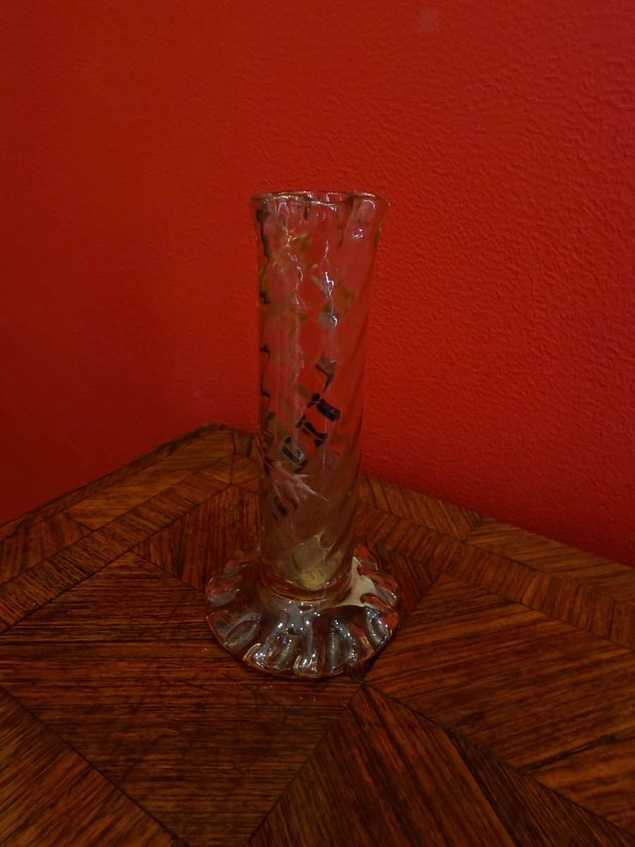 Solifore Vase Gallé Crystal-photo-3