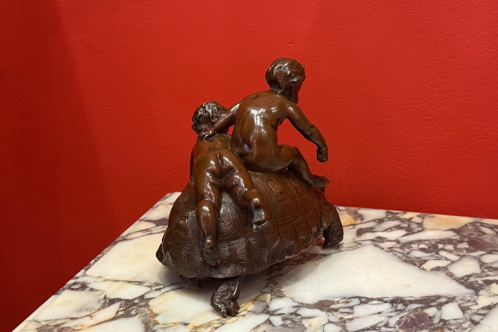 Barrias Bronze tortue-photo-2