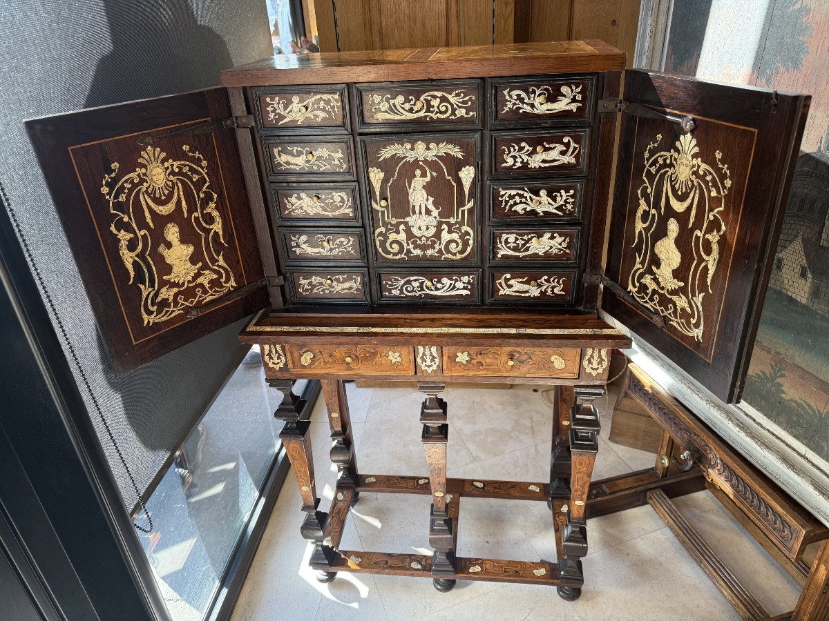 Cabinet italien du XIXème siècle -photo-3