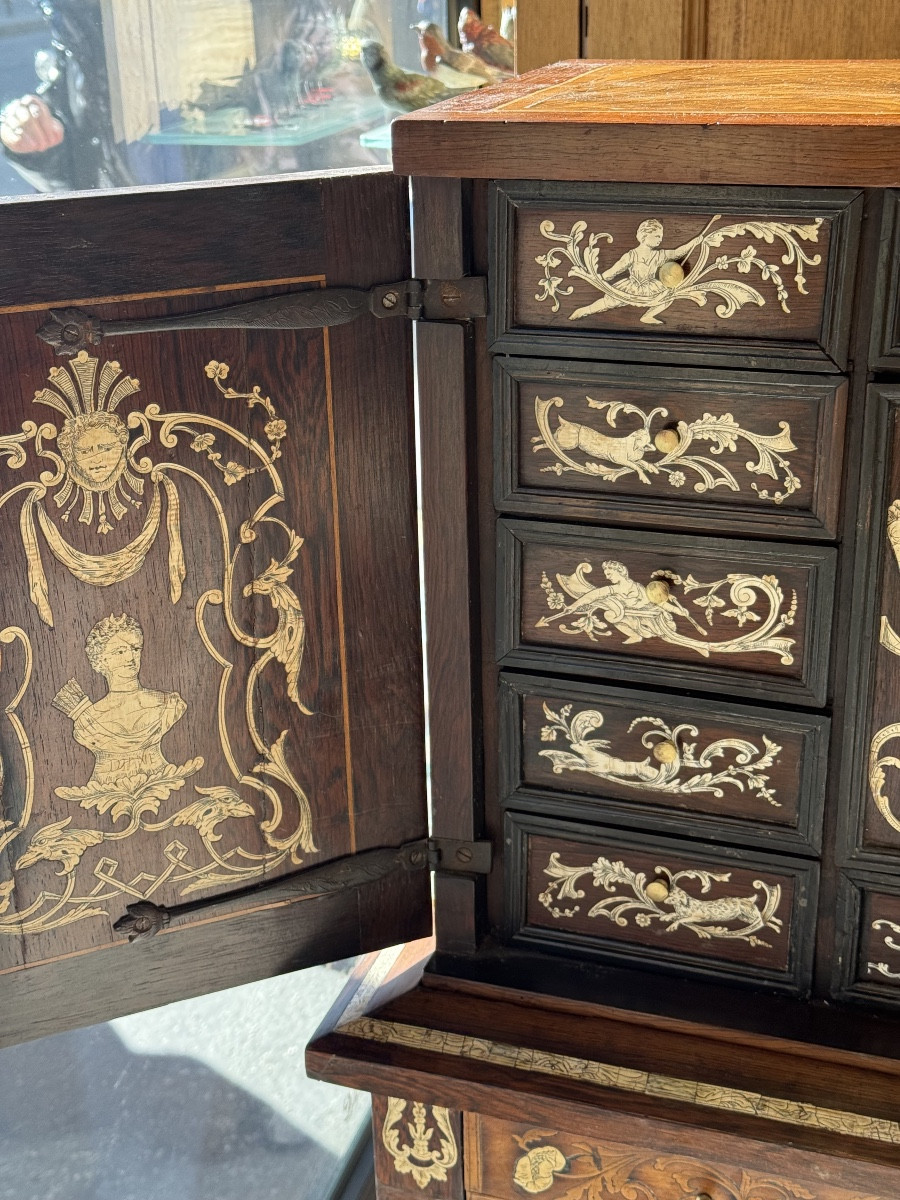 Cabinet italien du XIXème siècle -photo-1
