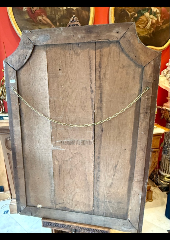 Panneau décoratif peint, XVIII ème siècle -photo-3