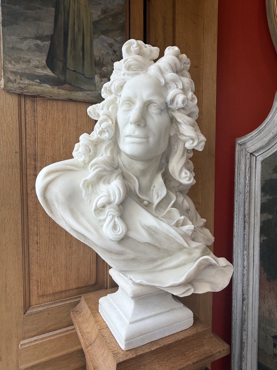 Buste de Corneille Van Cleve, marbre, XIXème 