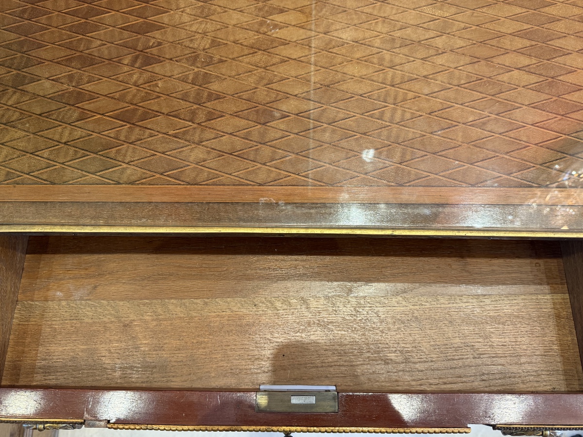 Henri DASSON (1825-1896)  Table de salon, XIXème siècle -photo-3