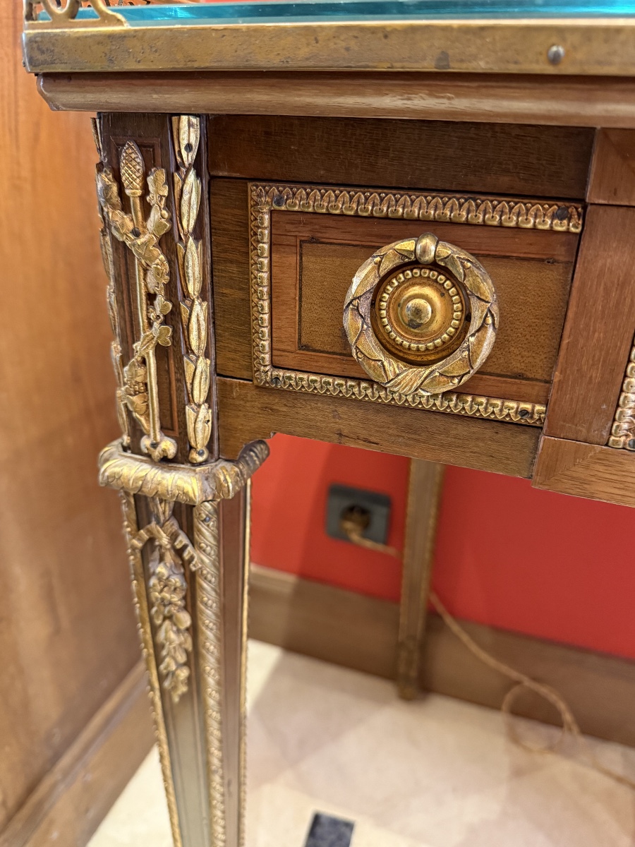 Henri DASSON (1825-1896)  Table de salon, XIXème siècle -photo-4