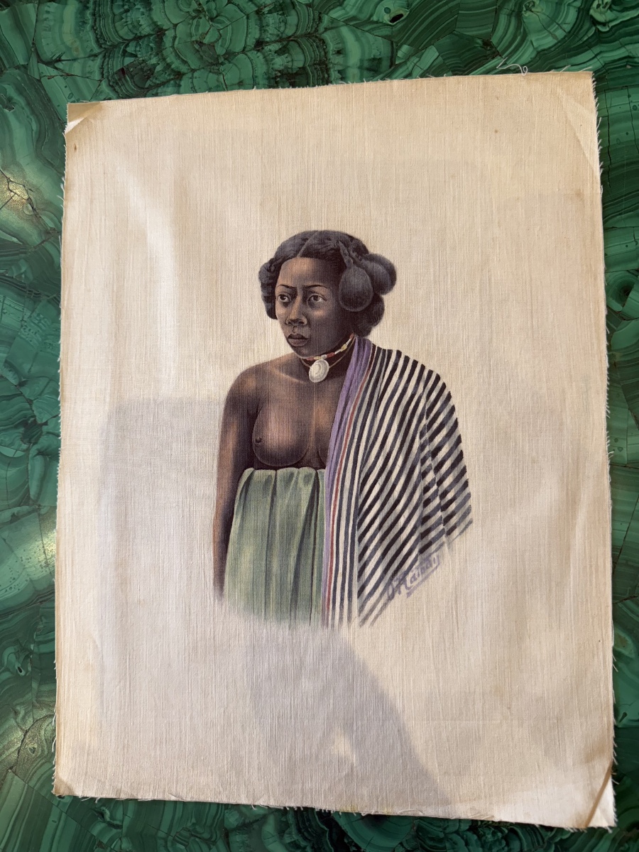 Olivier RATODY (RATODIARIVONY 1894 ), Suite d'aquarelles sur soie