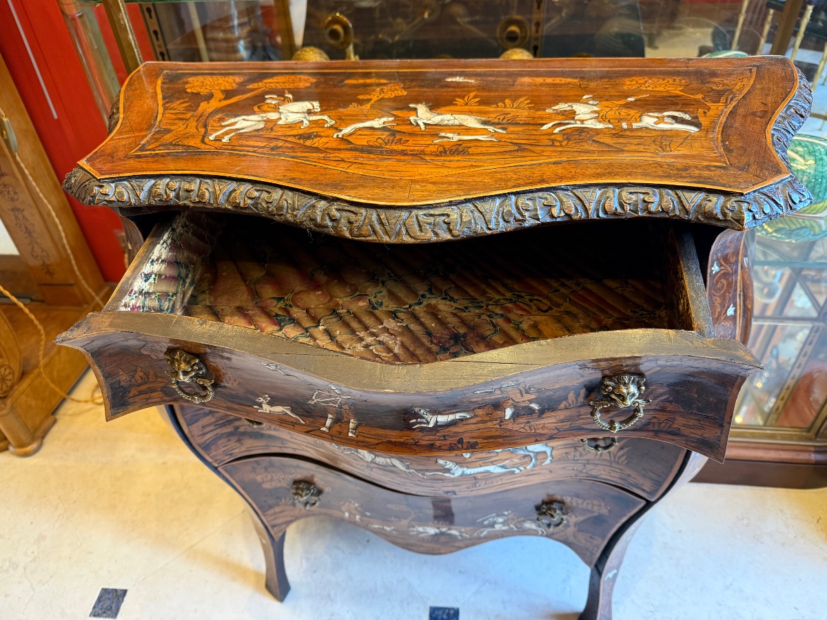 Commode Lombardie, début XIXème siècle-photo-1
