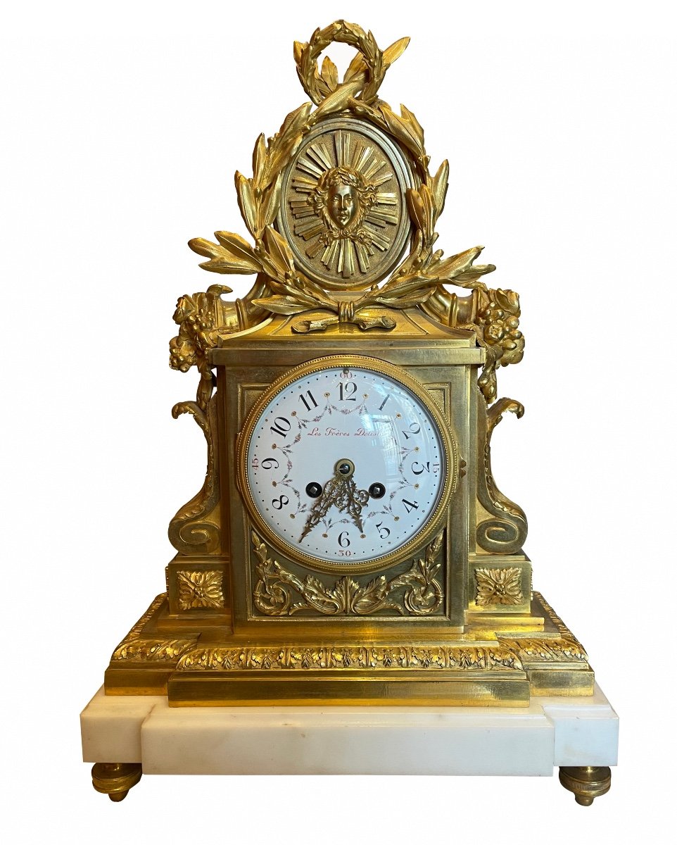 Pendule Style Louis XVI Frères Delisle