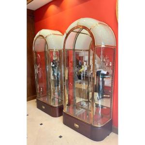 Paire vitrine art deco 