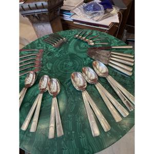 Christofle Silver-plated Cutlery Set, 