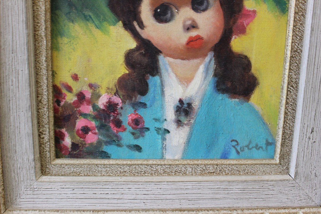 Oil On Canvas Representative Poulbots By Robert-photo-2