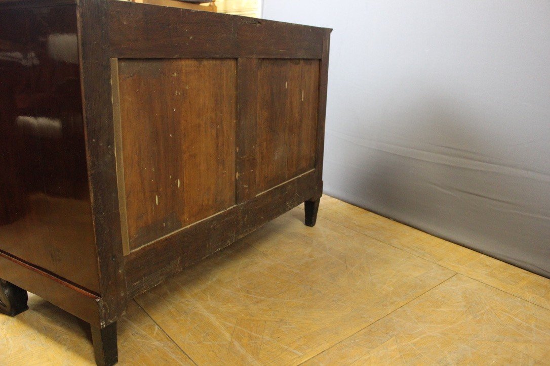 Commode Empire Retour d'Egypte En Acajou Début XIX-photo-1